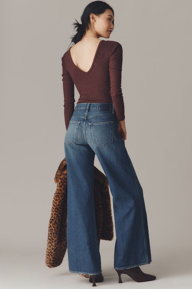 AMO Faith Mid-Rise Flare Jeans #3