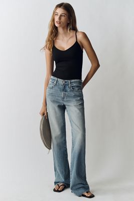 AMO Marcenia Mid-Rise Wide-Leg Jeans