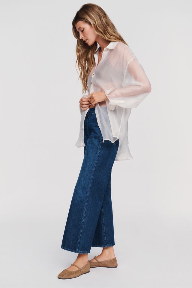 AMO Robbie High-Rise Wide-Leg Jeans #1