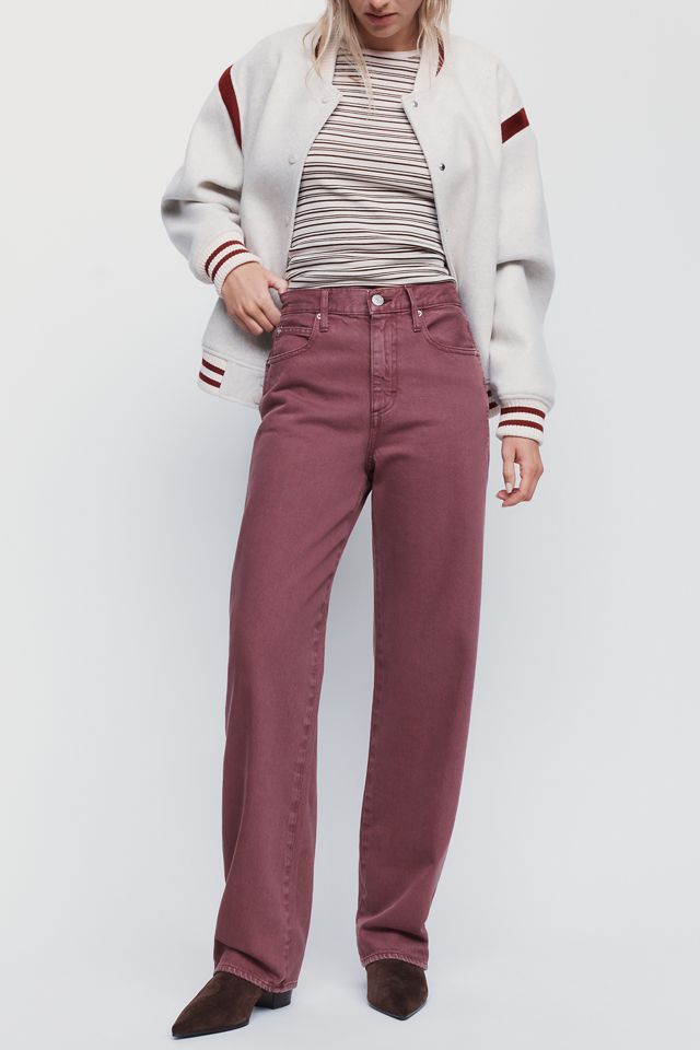 AMO Billie High Rise Straight Relaxed Jeans #1