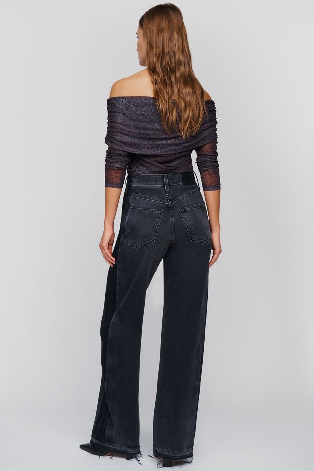 AMO Frida High Rise Wide Leg Flare Jeans #3