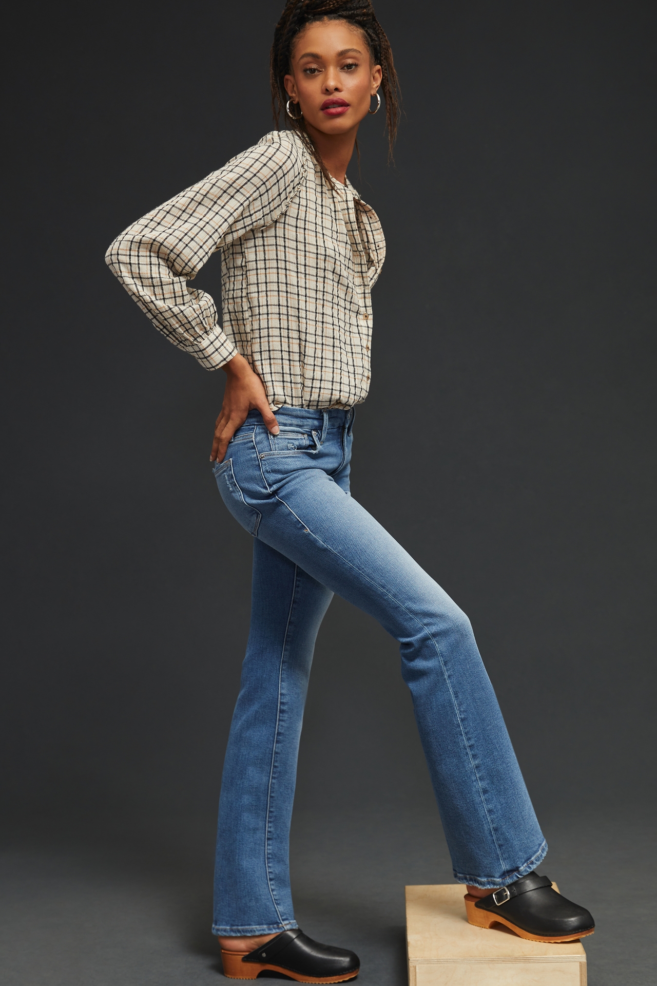 Good American Petite Bootcut Jeans