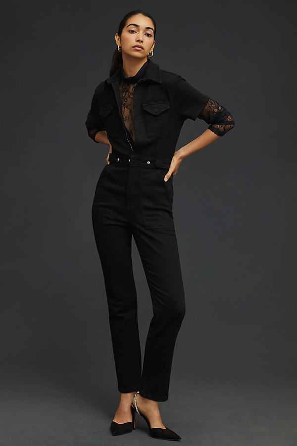 Good American Fit For Success Jumpsuit In Black