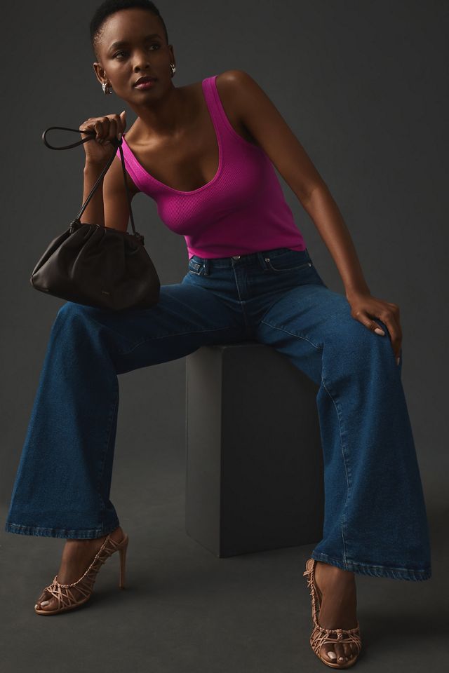 Good American Good Waist Palazzo Jeans #2