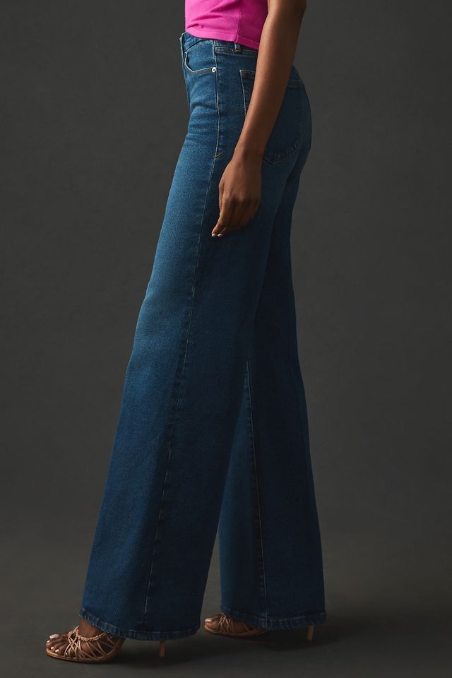 Good American Good Waist Palazzo Jeans #3
