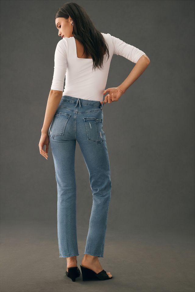 Good American Good Straight High-Rise Jeans