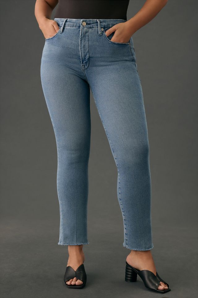 Good American Good Straight High-Rise Jeans