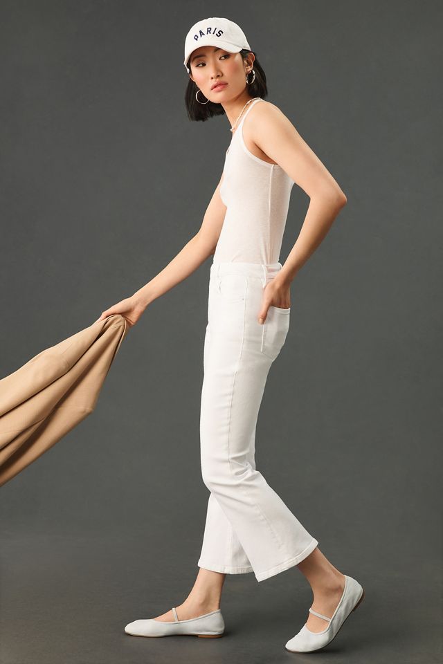 Good American Good Legs High-Rise Cropped Mini Boot Jeans #3