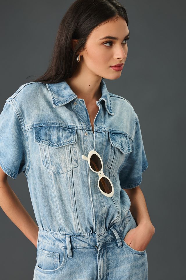 Good American Weightless Denim Jumpsuit #1