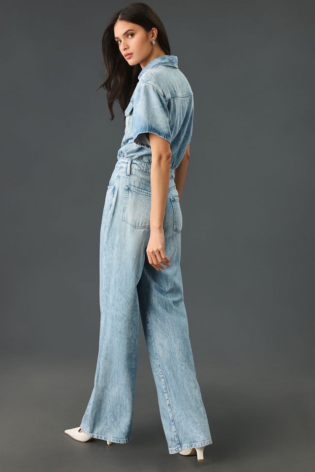Good American Weightless Denim Jumpsuit #4