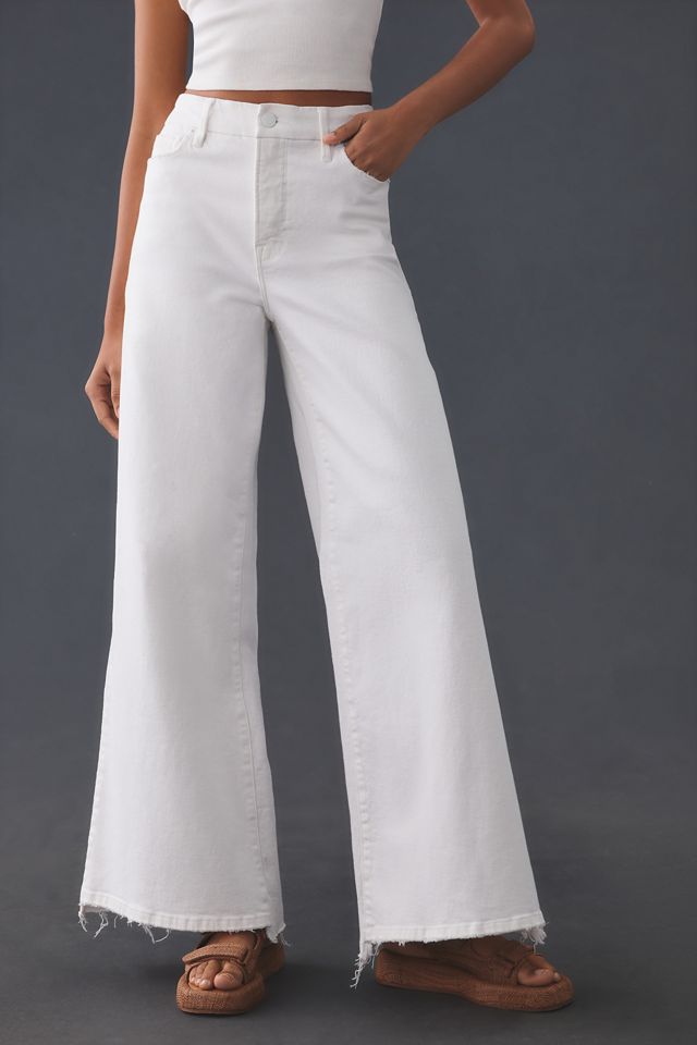 Good American Good Waist Palazzo High-Rise Crop Jeans #1