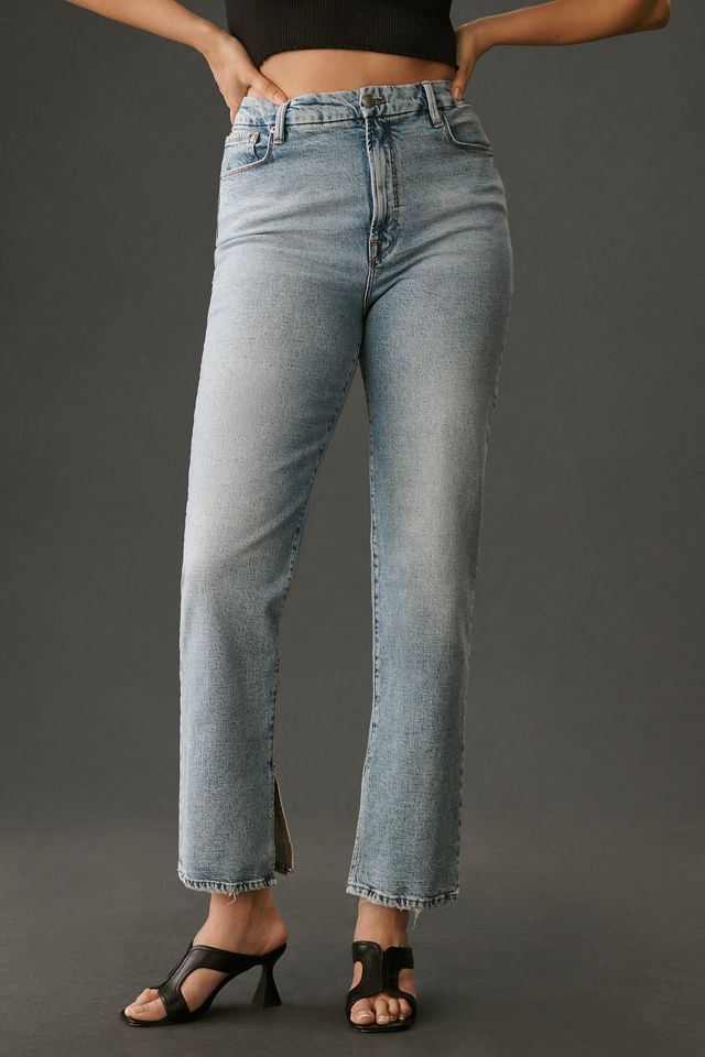 Good American Good Boy High-Rise Straight Jeans #1