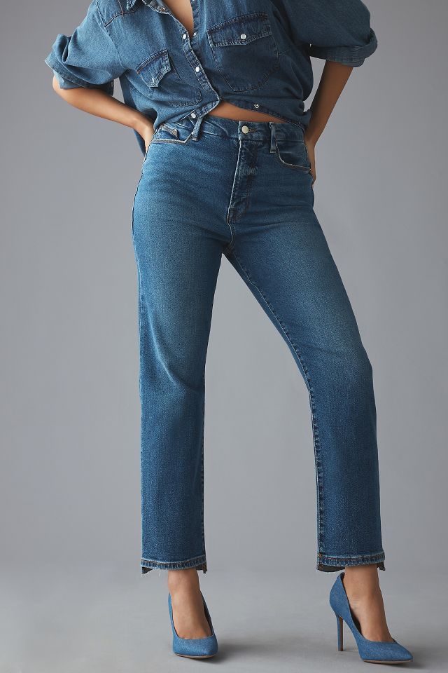 J Brand Jules high rise straight leg jeans