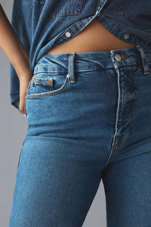 Good American Good Boy High-Rise Cropped Straight Jeans #2