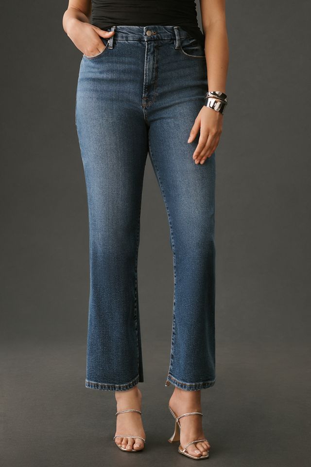 Good American Good Boy High-Rise Cropped Straight Jeans #6