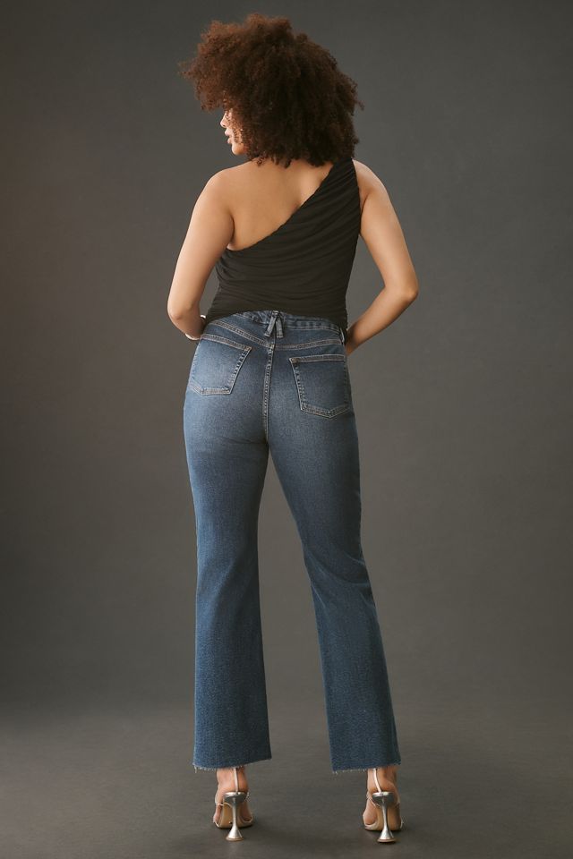 Good American Good Boy High-Rise Cropped Straight Jeans #7