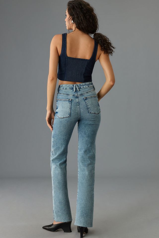 Good American Curve High-Rise Straight-Leg Jeans #3