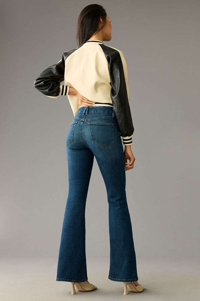 Good American Good Legs High-Rise Flare Jeans #2