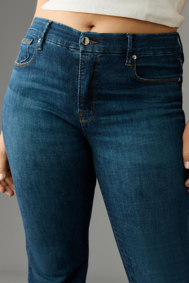Good American Good Legs High-Rise Flare Jeans #9