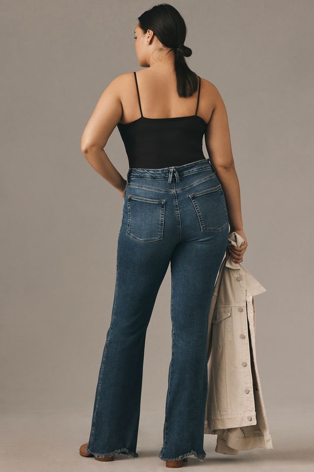 Good American Good Curve High-Rise Bootcut Jeans