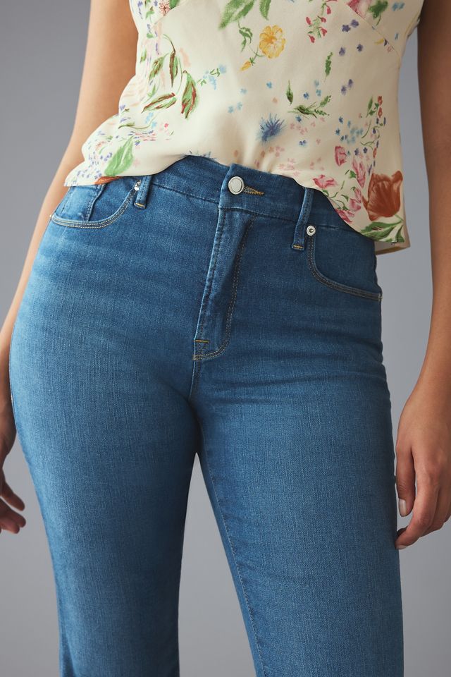 Good American Good Legs High-Rise Flare Jeans #3