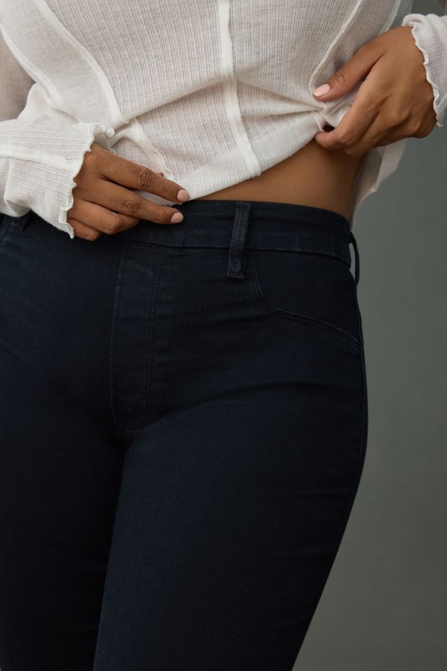 Good American Pull-On High-Rise Flare Jeans #7
