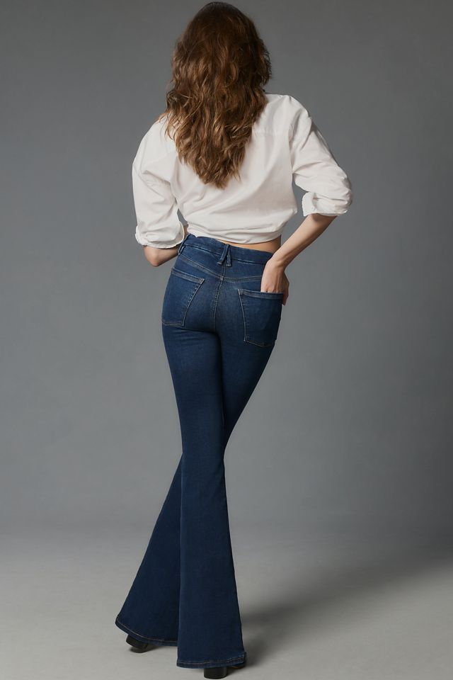 Good American Pull-On High-Rise Flare Jeans #2