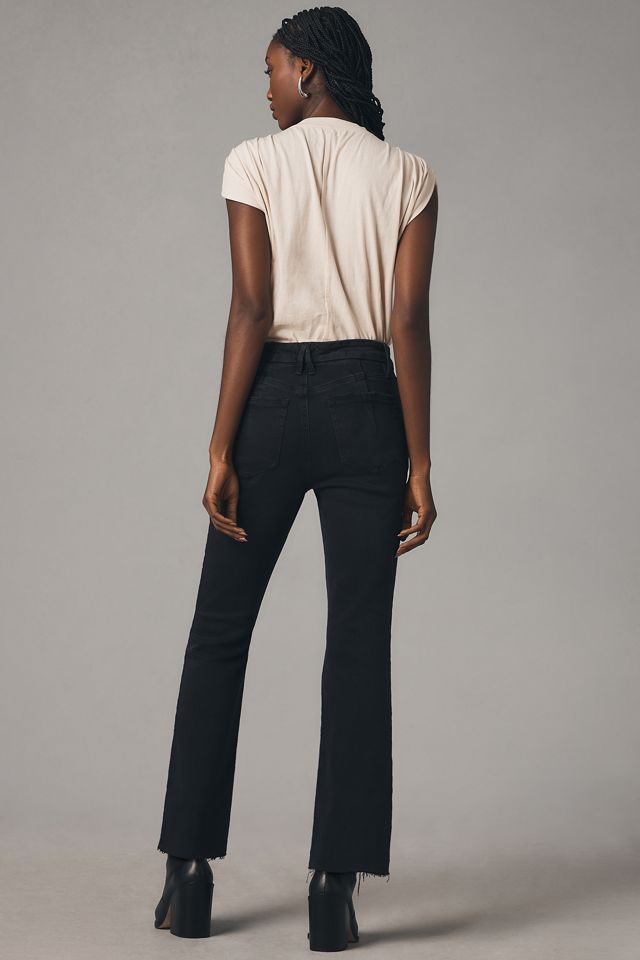 Good American Good Legs Crop High-Rise Mini Boot Jeans #2