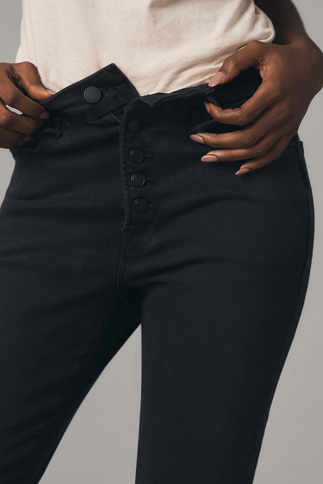 Good American Good Legs Crop High-Rise Mini Boot Jeans #3