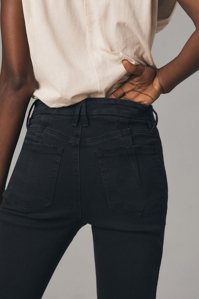 Good American Good Legs Crop High-Rise Mini Boot Jeans #4