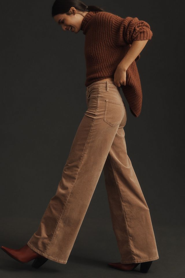 Good American Good Skate Corduroy Mid-Rise Wide-Leg Jeans #2