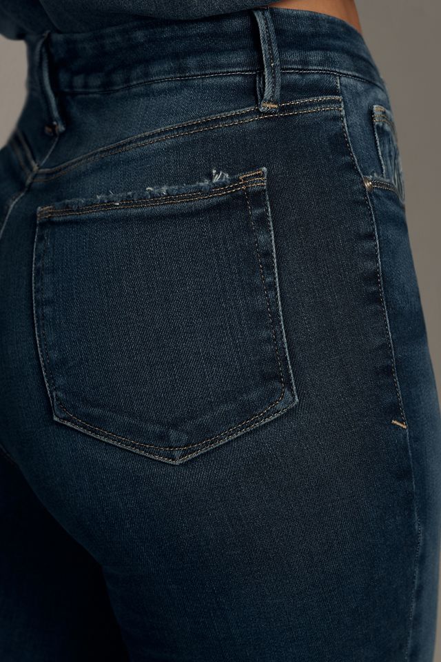 Good American Good Legs High-Rise Straight-Leg Jeans #7