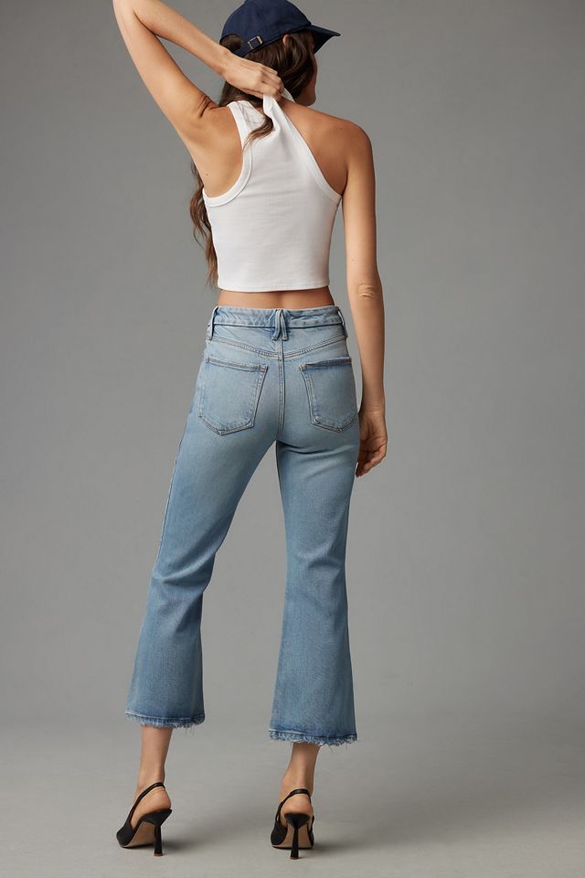 Good American Good Legs Crop Mini Bootcut Jeans #4