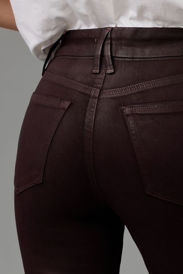 Good American Coated Good Legs Straight-Leg Jeans #4