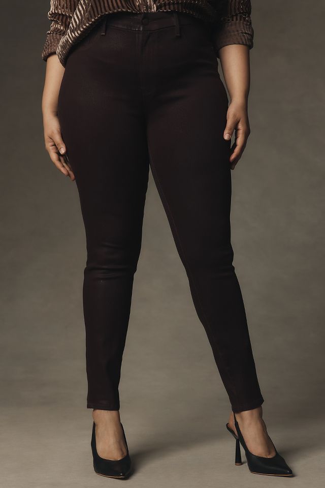 Good American Coated Good Legs Straight-Leg Jeans #6
