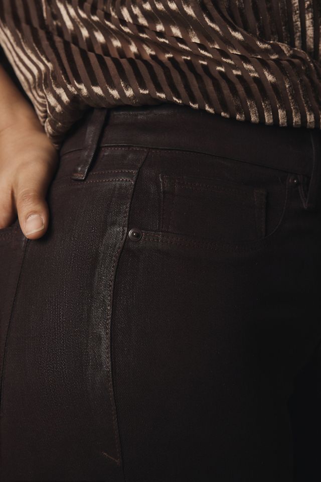 Good American Coated Good Legs Straight-Leg Jeans #8