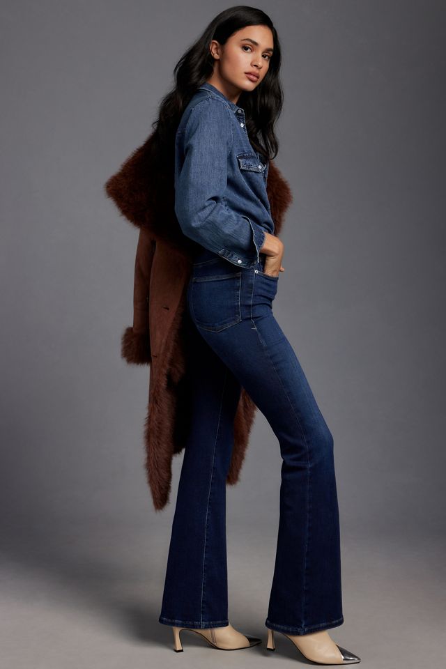 Good American Good Classic High-Rise Bootcut Jeans #3