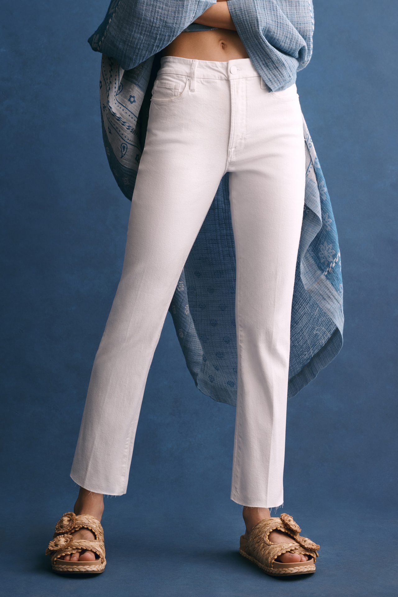 Good American Straight High-Rise Jeans