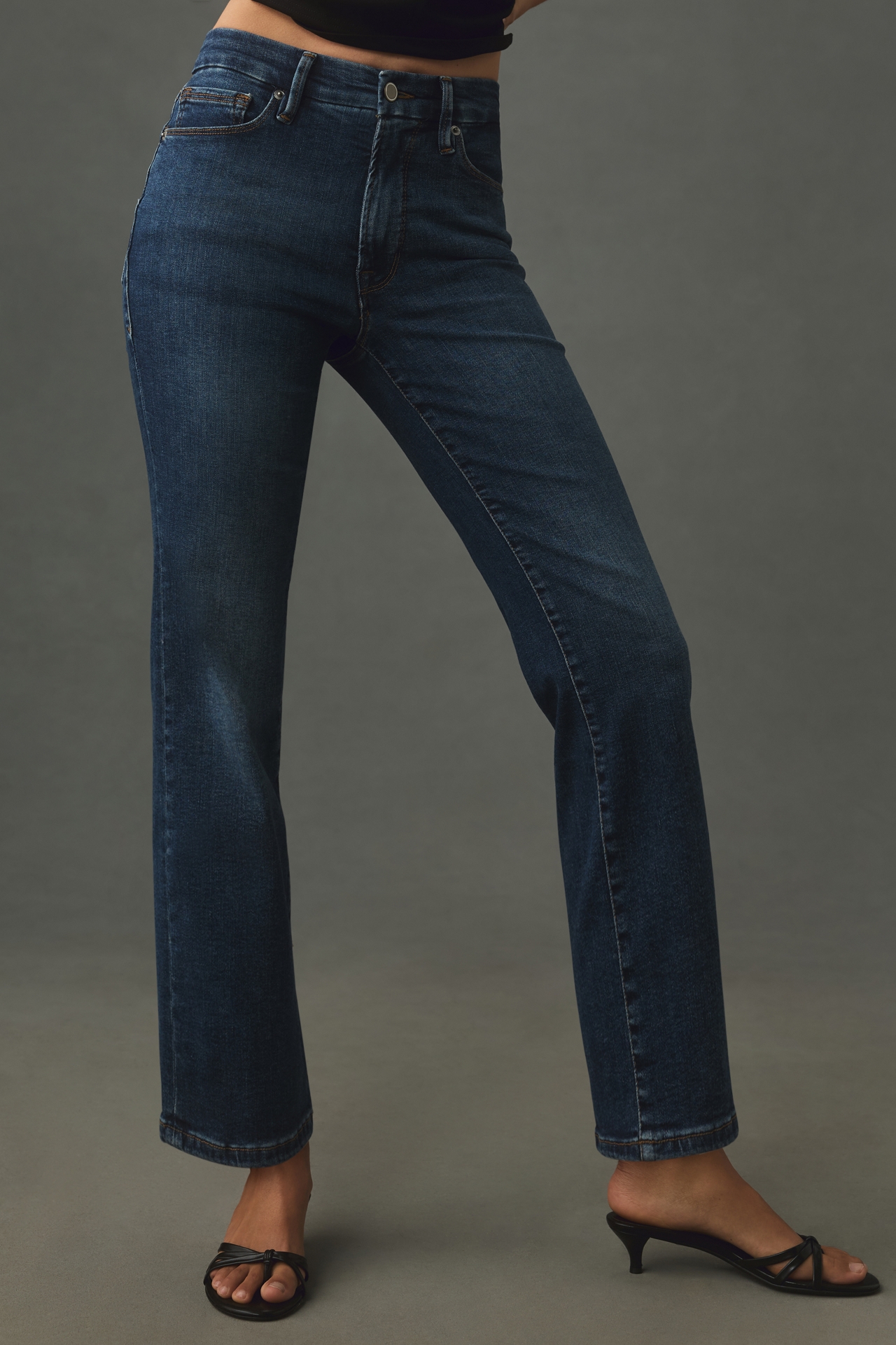 Good American Petite Straight Jeans