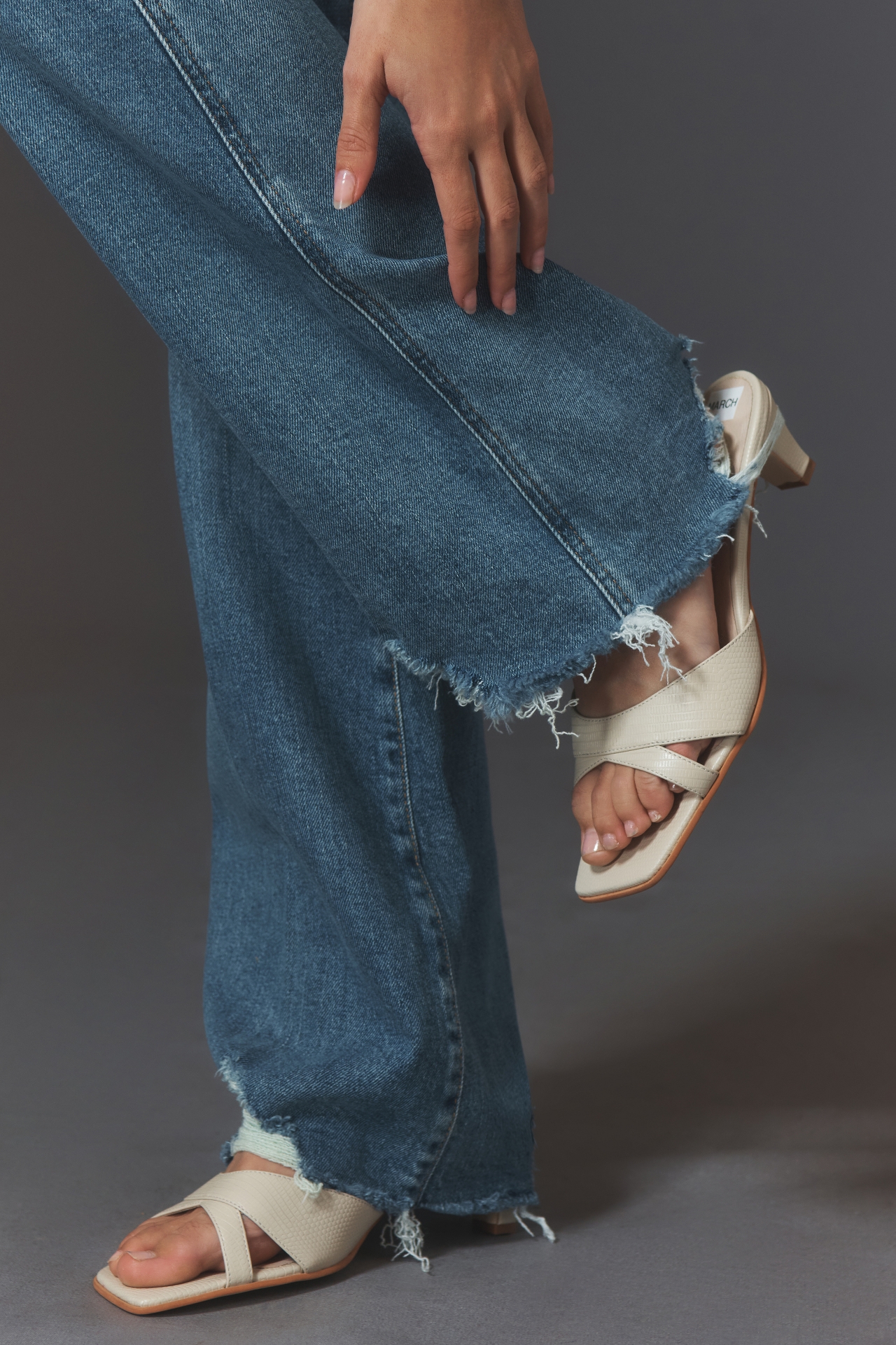 Good American Curve High-Rise Bootcut Jeans