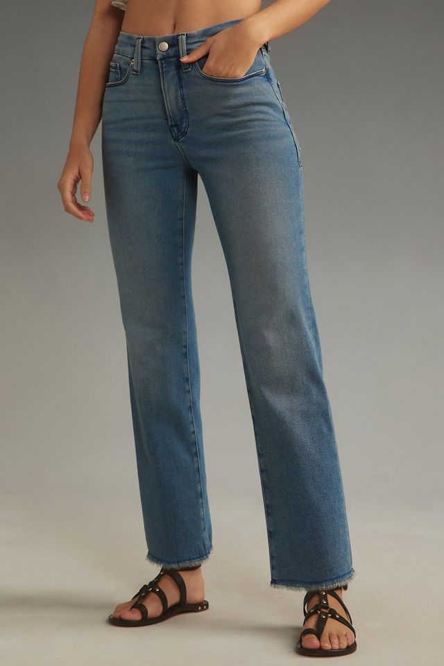 Good American Good Petite Straight-Leg Jeans #1