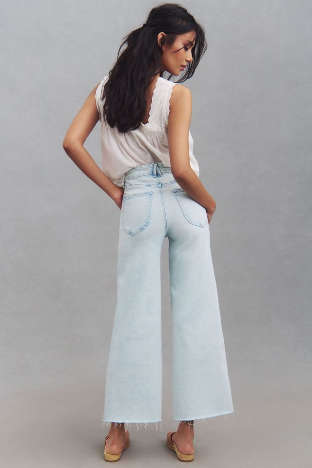 Good American Good Waist Palazzo Crop Jeans #2