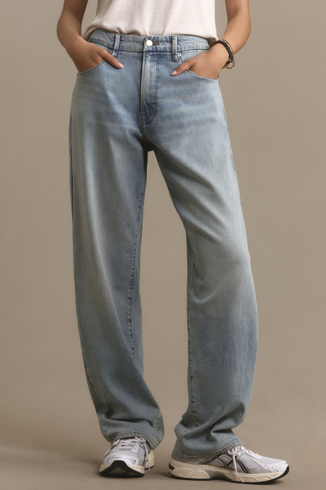 Good American 90s Loose Wide-Leg Jeans