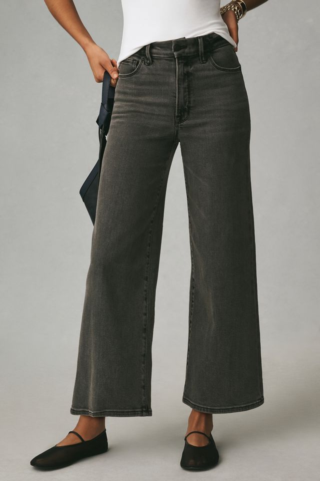 Good American Good Waist Palazzo Crop Jeans #5