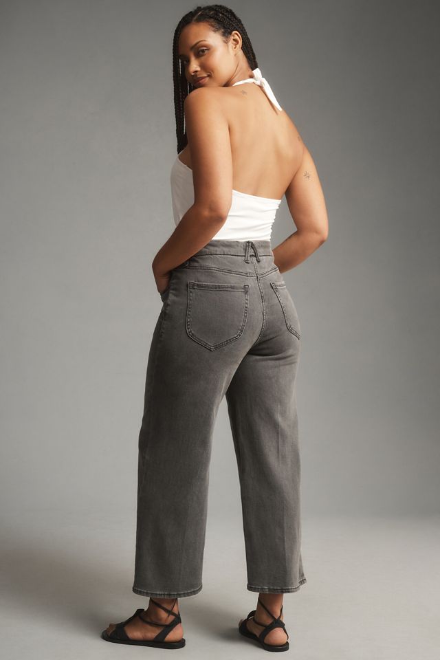 Good American Good Waist Palazzo Crop Jeans #2