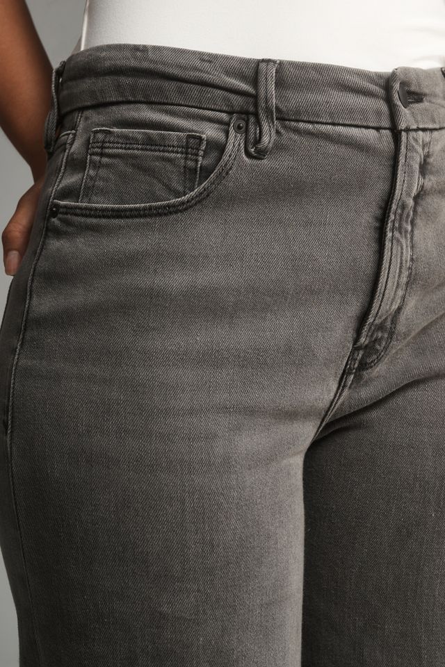 Good American Good Waist Palazzo Crop Jeans #3
