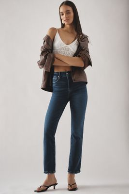 Good American Good Legs High-Rise Straight Jeans