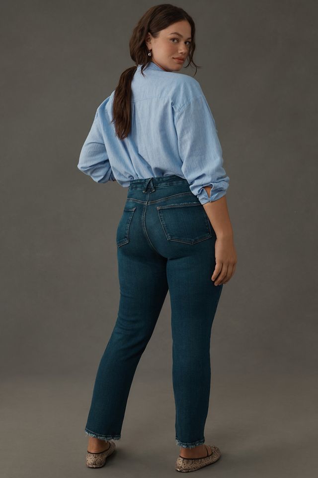 Good American Good Legs High-Rise Straight Jeans #7