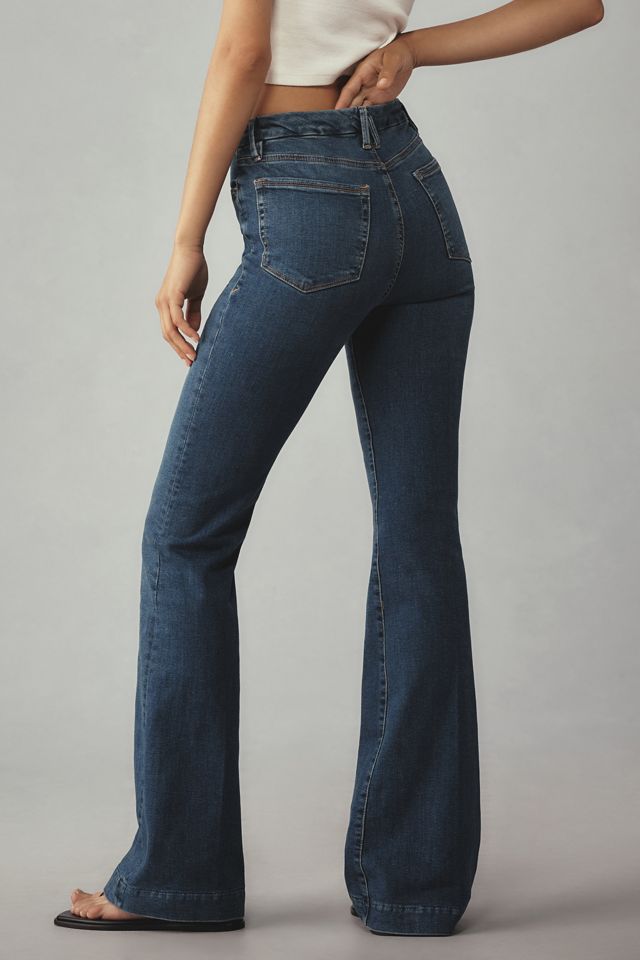 Good American Good Legs Mid-Rise Flare Jeans #3