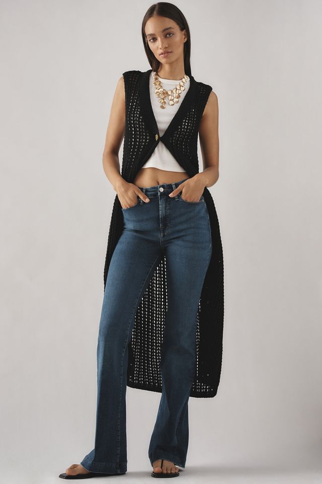 Good American Good Legs Mid-Rise Flare Jeans #1